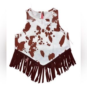 Cow Print Top